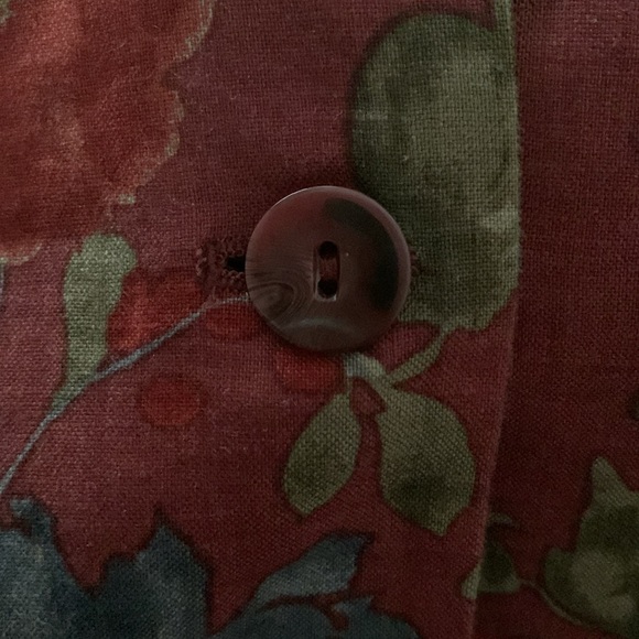 Jones New York Linen Jacket: Tailored, Fully Lined, Pockets, Vintage, Structured - Picture 7 of 13